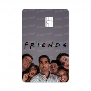 Friends Vinil 5,4 x 8,6 cm  Laminado Tinta Eco Solvente Adesivo para Cartão de Crédito