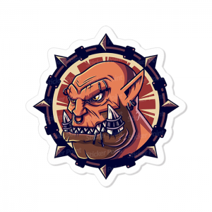 Garrosh Vinil 7 x 7 cm  Corte Total Tinta Eco Solvente 