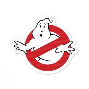 Ghostbusters Vinil 7,5 x 6,6 cm  Corte Total Tinta Eco Solvente 