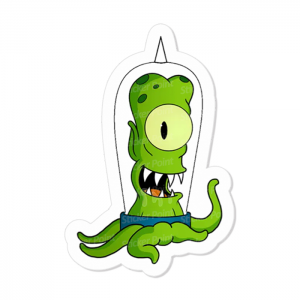 Kodos Vinil 7,7 x 5 cm  Corte Total Tinta Eco Solvente 