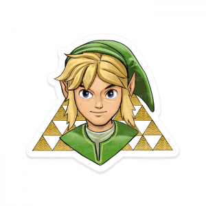 Link Vinil 7 x 7,7 cm  Corte Total Tinta Eco Solvente 