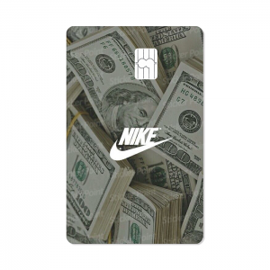 Nike Dólar Vinil 5,4 x 8,6 cm  Laminado Tinta Eco Solvente Adesivo para Cartão de Crédito