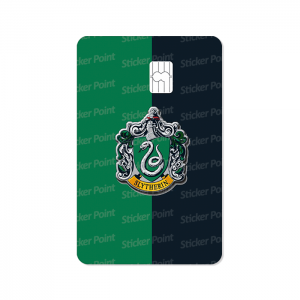 Slytherin Vinil 5,4 x 8,6 cm  Laminado Tinta Eco Solvente Adesivo para Cartão de Crédito