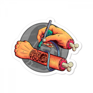 Star Wars Tattoo Vinil 7,5 x 5,4 cm  Corte Total Tinta Eco Solvente 