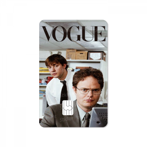 The Office - VOGUE Vinil 5,4 x 8,6 cm  Laminado Tinta Eco Solvente Adesivo para Cartão de Crédito