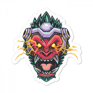 Winston Overwatch Vinil 7,5 x 6,4 cm  Corte Total Tinta Eco Solvente 